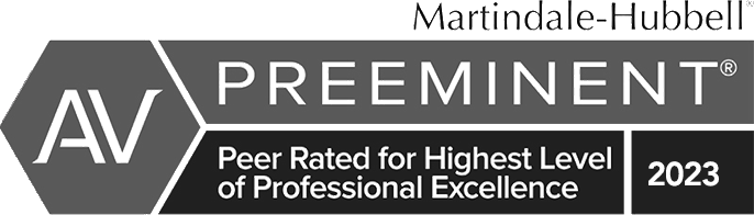 Martindale-Hubbell AV Preeminent Rating